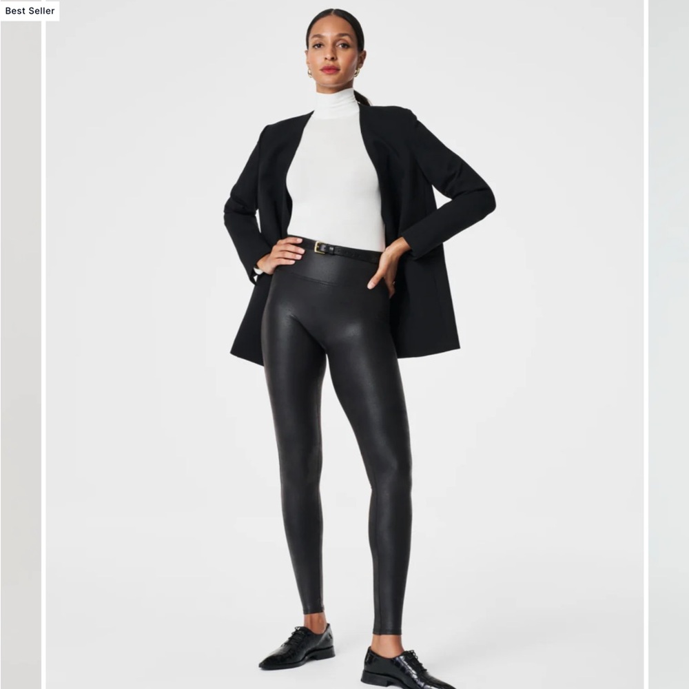 Spanx Faux Leather Leggings - Picture 7 of 11